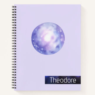 Galaxy Dreams Carnet Spiral personnalisé