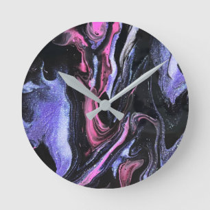 Galaxy Drift Round Clock