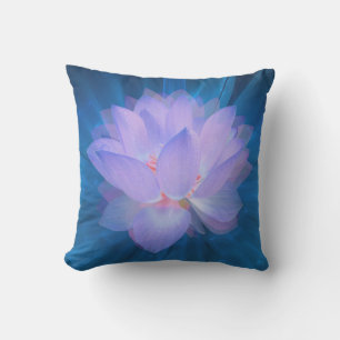 Galaxy Flower Throw Pillow