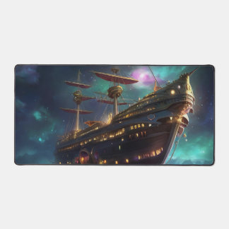 Galaxy Galleon  Desk Mat