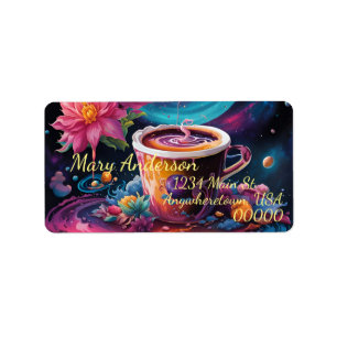 Galaxy Garden Coffee Label