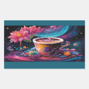 Galaxy Garden Coffee Sticker