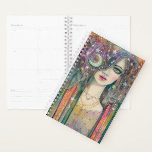 Galaxy Girl Bohemian Style Girl par Molly Harrison