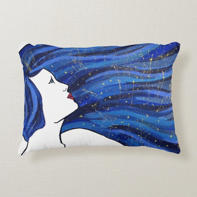 Galaxy Girl pillow (Front)