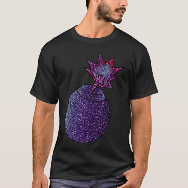 Galaxy Glitter Bomb T-Shirt (Front)
