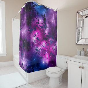 Galaxy Glow   Cosmic Blue Purple and Pink Marble