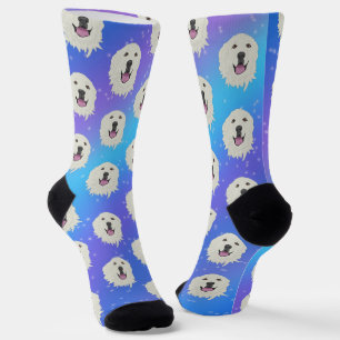 Galaxy Great Pyrenees  Socks