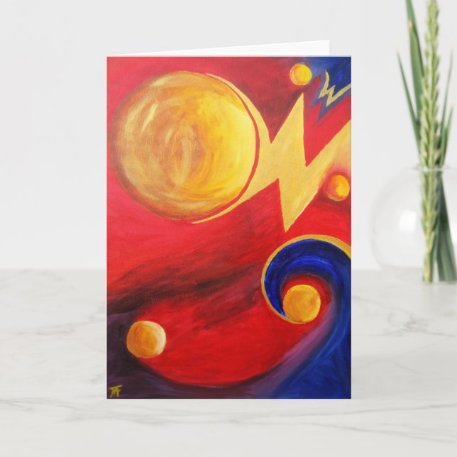 Galaxy - Greeting Card (Front)