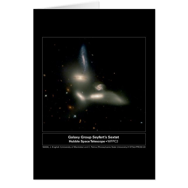 Galaxy Group Sextet Hubble Telescope (Front)