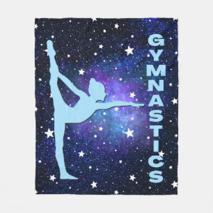 Galaxy Gymnastics Fleece Blanket