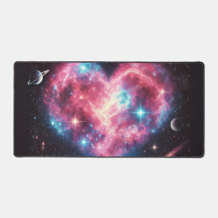 Galaxy Heart Desk Mat