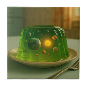 Galaxy in MCM Jell-O Mould Tile