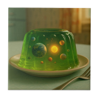 Galaxy in MCM Jell-O Mould Tile