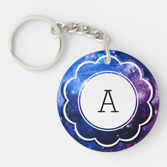 Galaxy Initial Keychain (Front)