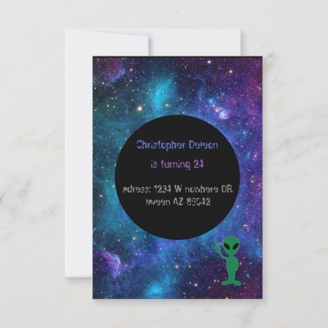 Galaxy Invitation (Front)