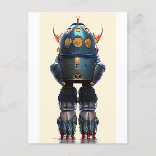 Galaxy King Robot B-21 Wombott Postcard