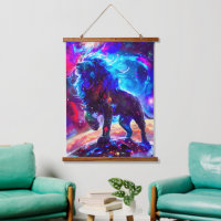 Galaxy Lion Blue
