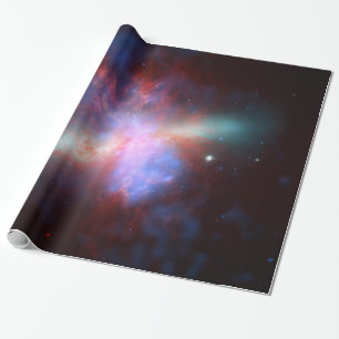 Galaxy M82 Hubble NASA Wrapping Paper