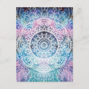 Galaxy Mandala Postcard