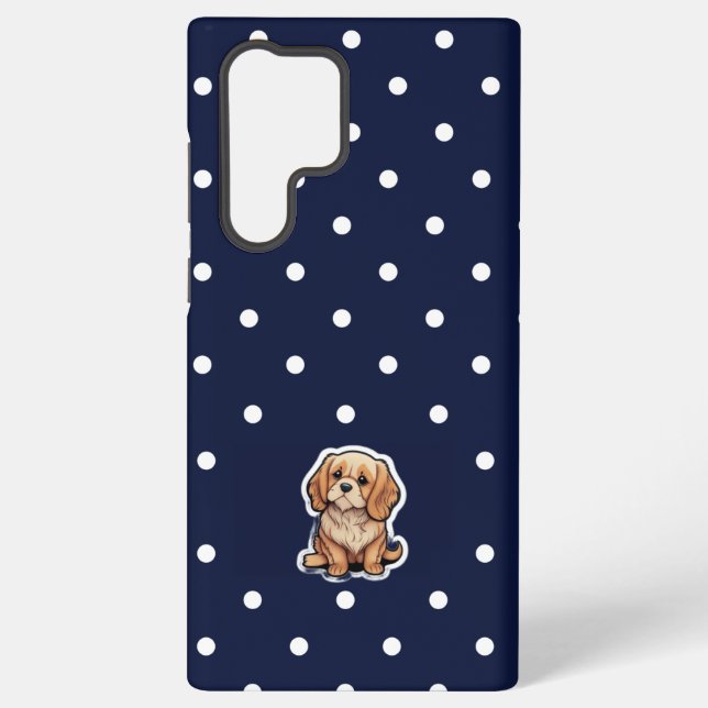 Galaxy Meilleur coque Samsung S23 |Le mignon chien | (Verso)
