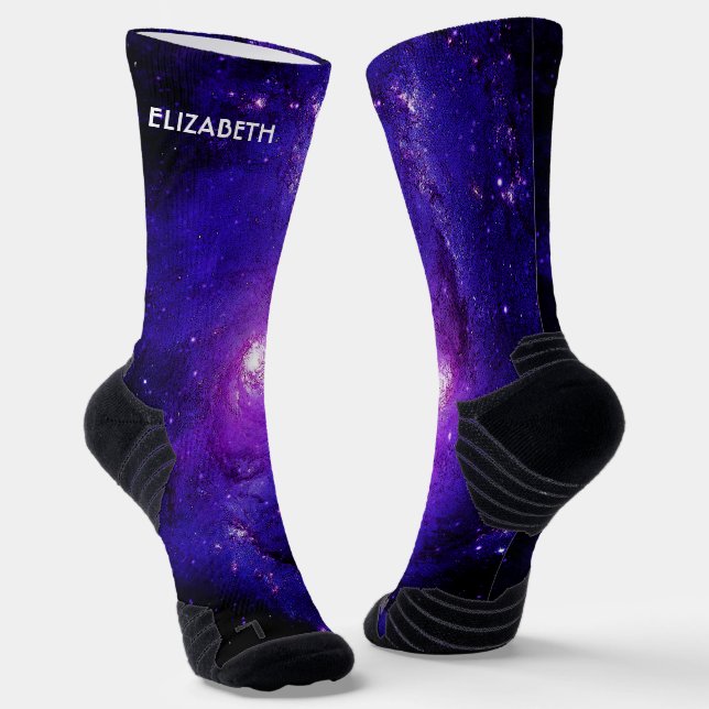 Galaxy Milky Way Galaxy Astronomy Science Socks (Angled)