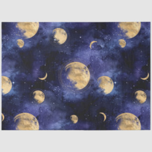Galaxy Moon Series Design 6 Tissue Paper
