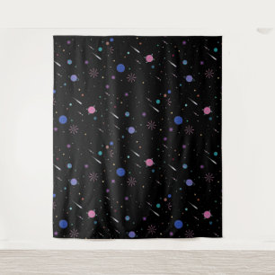 Galaxy Moon stars ,Night Sky,  Astronomy  Tapestry