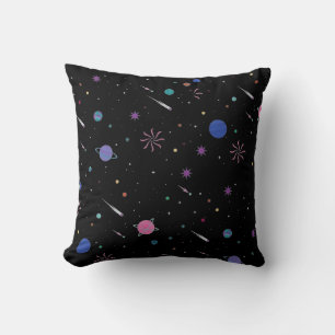 Galaxy Moon stars ,Night Sky, Astronomy Throw Pillow