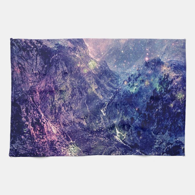 Galaxy Mountains Kitchen Towel (Horizontal)