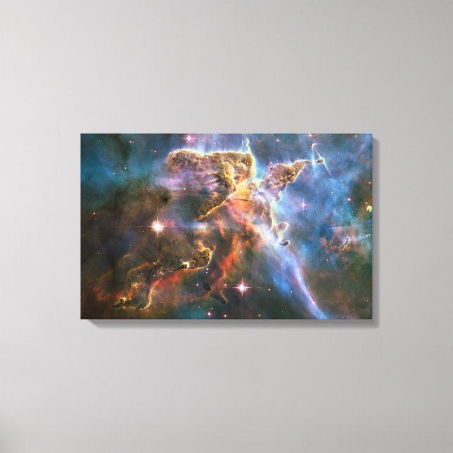 Galaxy Nebula Nebulae Supernova Star Explosion Canvas Print (Front)