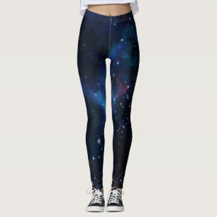Galaxy Nebula Space Art Design Leggings