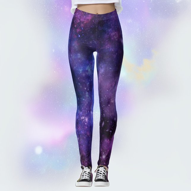 Galaxy Nebula Space-Themed Leggings  (Creator Uploaded)