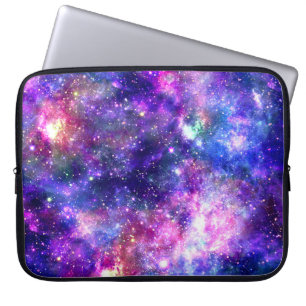 Galaxy Night Print Cosmic Design Laptop Sleeve