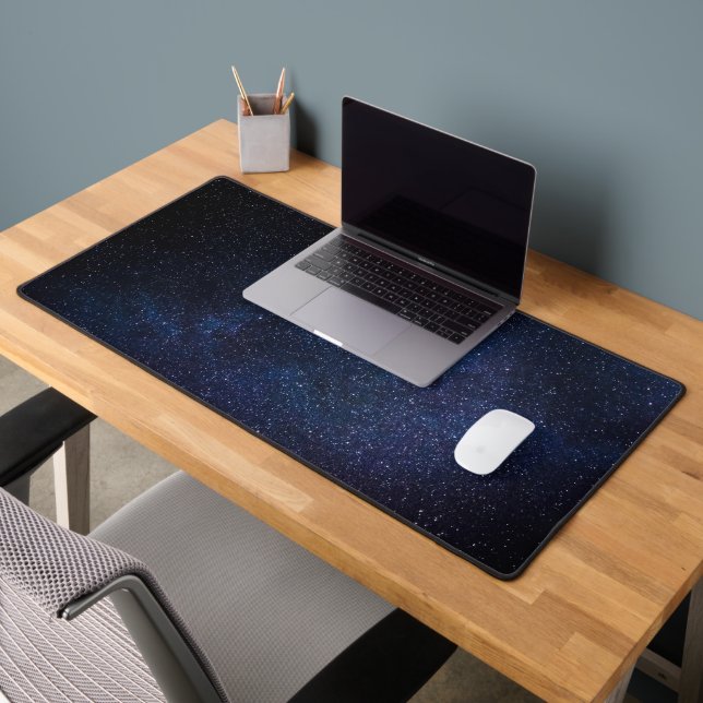 Galaxy Night Sky Universe Outer Space Stars  Desk Mat (Office 2)