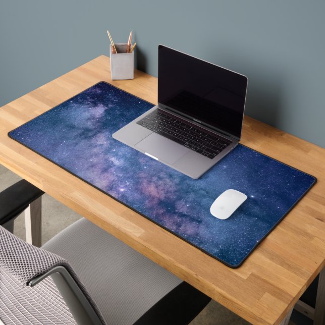 Galaxy Night Sky Universe Outer Space Stars  Desk Mat (Office 2)