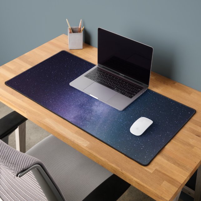 Galaxy Night Sky Universe Outer Space Stars  Desk Mat (Office 2)