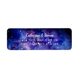 GALAXY nuit ciel étoiles aquarelle élégante peintu