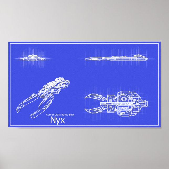 Galaxy Nyx Blueprints Poster (Front)