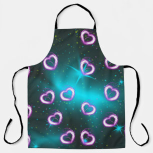 Galaxy of heart apron