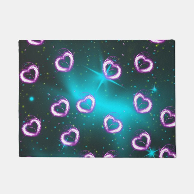 Galaxy of heart doormat (Front)