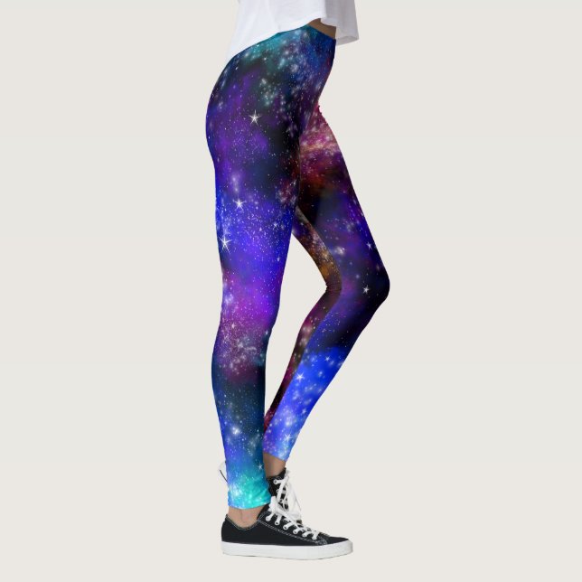 Galaxy Outer Space Nebula Leggings (Right)
