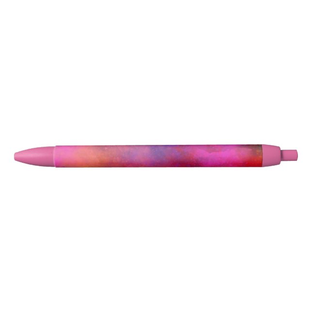 Galaxy Paint Splatter effect Black Ink Pen (Front)