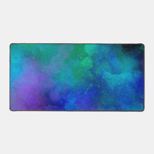 Galaxy Paint Splatter effect  Desk Mat