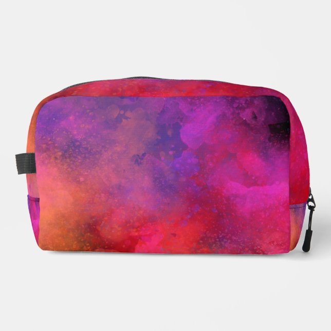 Galaxy Paint Splatter effect  Dopp Kit (Front)