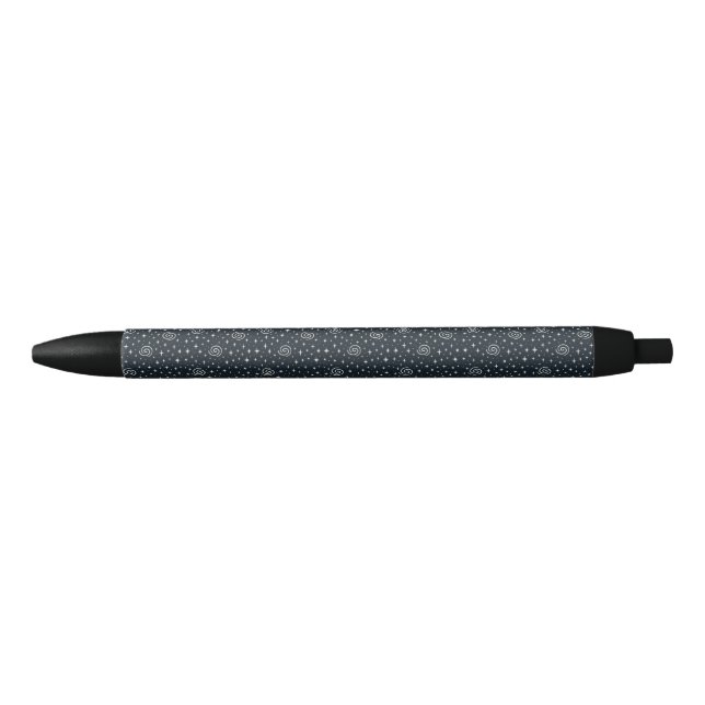 Galaxy pattern black ink pen (Front)