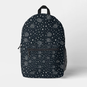 Galaxy pattern printed backpack