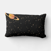 Galaxy Pillow with Two Planets