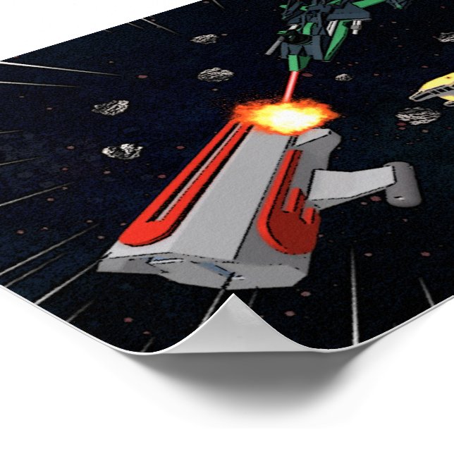 Galaxy Pirating Poster (Small) (Corner)