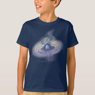 galaxy planet boy  T-Shirt