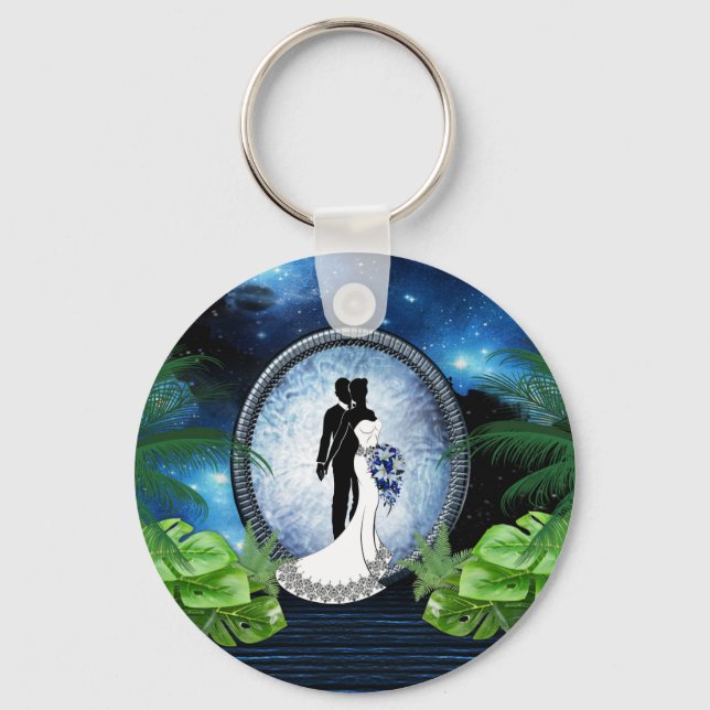 Galaxy-Portal Groomsman gift Keychain (Front)